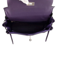 Load image into Gallery viewer, HERMES Kelly Retourne Iris Togo Leather Size 28