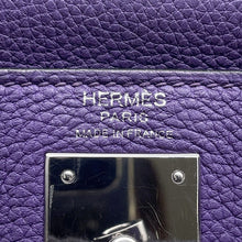 Load image into Gallery viewer, HERMES Kelly Retourne Iris Togo Leather Size 28