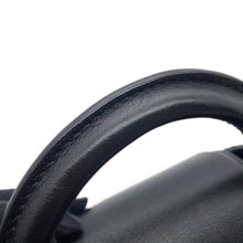 将图像加载到图库查看器中,LOUIS VUITTON Capucines EW 25 Stainless Steel Collection BlackM14814 Calf Leather Rhinestone Size Mini