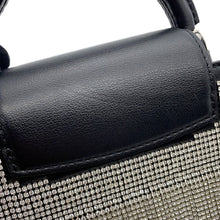 将图像加载到图库查看器中,LOUIS VUITTON Capucines EW 25 Stainless Steel Collection BlackM14814 Calf Leather Rhinestone Size Mini