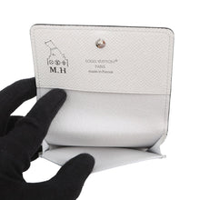 将图像加载到图库查看器中,LOUIS VUITTON Card Case Buisiness Card Holder Optic WhiteM14130 Monogram/Taigarama