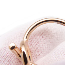 Load image into Gallery viewer, HERMES Echappee Ring Size PM/49/#9 18K Pink Gold