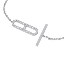 Load image into Gallery viewer, HERMES Ever Chaine d'Ancre Bracelet Size ST 18K White Gold