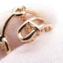 Load image into Gallery viewer, HERMES Chaine d'Ancre Chaos Ring Size MM/50/#10 18K Pink Gold