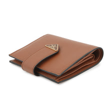 将图像加载到图库查看器中,PRADA City Calf Tab Bifold Wallet Brown1MV204 2CNP F0046 Leather