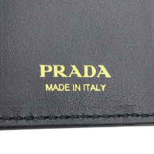 将图像加载到图库查看器中,PRADA City Calf Tab Bifold Wallet Black1MV204 2CNP F0002 Leather