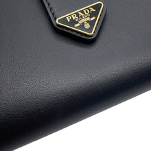 将图像加载到图库查看器中,PRADA City Calf Tab Long Wallet Black1MV025 Leather