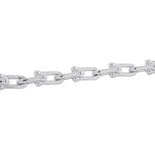 将图像加载到图库查看器中,TIFFANY&Co. Hardware Large Link Bracelet 14-frame Size Large60153089 SV925