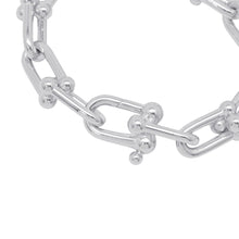 将图像加载到图库查看器中,TIFFANY&Co. Hardware Large Link Bracelet 14-frame Size Large60153089 SV925
