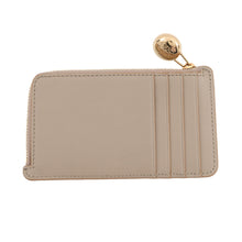 Load image into Gallery viewer, LOEWE Pebble Coin Card Holder SandCANBZ40X01 Leather
