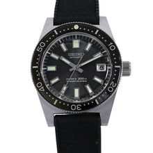 将图像加载到图库查看器中,SEIKO Prospex 1965 Mechanical Divers Revival Design Limited Edition W38mm Stainless Steel (DiaShield) Silicone Gray DialSBEN003