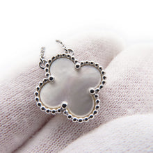Load image into Gallery viewer, Van Cleef & Arpels Vintage Alhambra PendantVCARF48700 18K White Gold