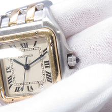Load image into Gallery viewer, CARTIER PANTHERE MM H36.3mm×W26.5mm Stainless Steel K18YG Ivory Dial830832