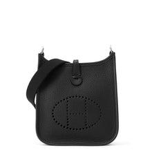 Load image into Gallery viewer, HERMES Evelyne Short Black Taurillon Clemence Size TPM