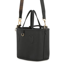 将图像加载到图库查看器中,LOUIS VUITTON Neverfull・Inside Out BlackM12099 Monogram Grain Leather Size BB