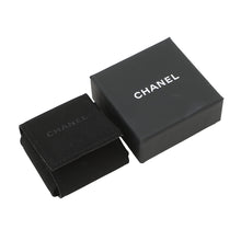 将图像加载到图库查看器中,CHANEL CC Logo Heart Earrings Champagne Gold Gold Plated Rhinestone
