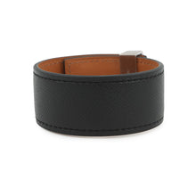 将图像加载到图库查看器中,HERMES Collier de Chien Bangle 24 Size T1 Black Veau Madame