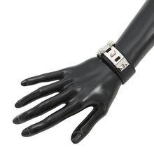 将图像加载到图库查看器中,HERMES Collier de Chien Bangle 24 Size T1 Black Veau Madame