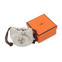 将图像加载到图库查看器中,HERMES Collier de Chien Bangle 24 Size T1 Black Veau Madame
