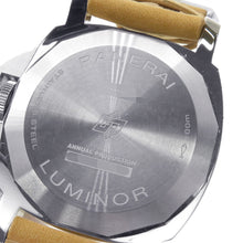 Load image into Gallery viewer, PANERAI Luminor base logo W44mm Stainless Steel Leather Black DialPAM01086