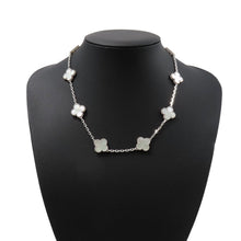 Load image into Gallery viewer, Van Cleef & Arpels Vintage Alhambra Necklace 10 MotifsVCARF48500 18K White Gold