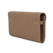 将图像加载到图库查看器中,HERMES Kelly wallet long to go Etoupe Epsom
