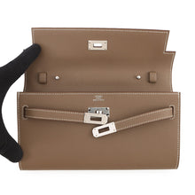 将图像加载到图库查看器中,HERMES Kelly wallet long to go Etoupe Epsom