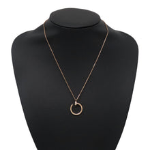 将图像加载到图库查看器中,CARTIER Juste Un Clou Necklace DiamondB7224887 18K Pink Gold