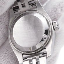 Load image into Gallery viewer, ROLEX Datejust W26mm Stainless Steel K18WG Black Dial179174