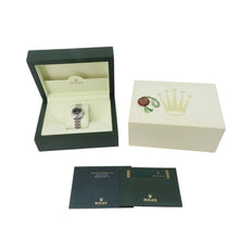 Load image into Gallery viewer, ROLEX Datejust W26mm Stainless Steel K18WG Black Dial179174