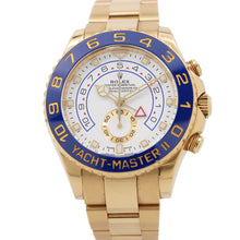 将图像加载到图库查看器中,ROLEX Yacht-MasterII W44mm 18K Yellow Gold White Dial116688