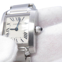 Load image into Gallery viewer, CARTIER Tank francaise SM H25mm×W20mm Stainless Steel Silver DialW51008Q3