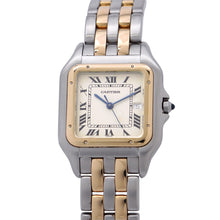 将图像加载到图库查看器中,CARTIER PANTHERE 2 Row LM H39.5mm×W29.5mm Stainless Steel K18YG Silver DialW25027B6