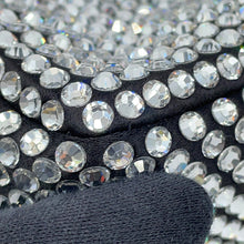 将图像加载到图库查看器中,PRADA Triangle Pouch Black1NQ044_2AWL_F0T7O Satin CrystalBijoux