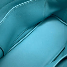 将图像加载到图库查看器中,HERMES Bolide Sucre Blue Saint-Cyr Swift Leather