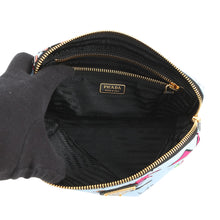 将图像加载到图库查看器中,PRADA Re-Nylon Pouch Surfing Pattern Light Blue/Multicolor1NS693_2HAI_F0C9N Nylon