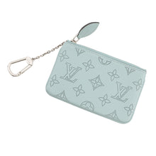 Load image into Gallery viewer, LOUIS VUITTON Pochette Cles Vert LagoonM80696 Monogram Mahina