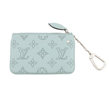 Load image into Gallery viewer, LOUIS VUITTON Pochette Cles Vert LagoonM80696 Monogram Mahina
