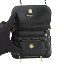 将图像加载到图库查看器中,CHANEL Business Affinity Chain Wallet BlackAP2914-B05052-94305 Caviar Leather