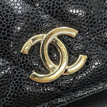 将图像加载到图库查看器中,CHANEL Business Affinity Chain Wallet BlackAP2914-B05052-94305 Caviar Leather