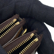 Load image into Gallery viewer, LOUIS VUITTON Pochette double zip NoirM69203 Monogram Monogram / Giant Reverse