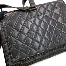 将图像加载到图库查看器中,CHANEL Matelasse Backpack Black Lambskin