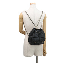 Load image into Gallery viewer, CHANEL Matelasse Backpack BlackAS4342-B13883-94305 Calf Leather
