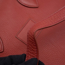 将图像加载到图库查看器中,HERMES Cabas Rouge Grenat Togo Leather Size 35