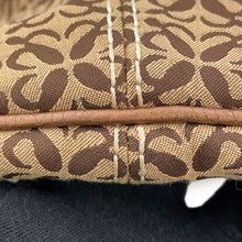 将图像加载到图库查看器中,LOEWE New Road Repeat Anagram One Belt Beige/Bronze Canvas Leather