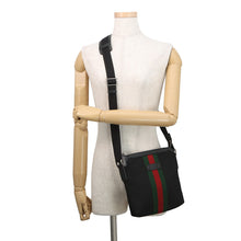将图像加载到图库查看器中,GUCCI Cherie line Shoulder Bag Black631195 Canvas Leather