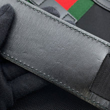 将图像加载到图库查看器中,GUCCI Cherie line Shoulder Bag Black631195 Canvas Leather