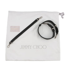 将图像加载到图库查看器中,JIMMY CHOO Scintigraphy BlackBONBONBCKTEWHUT Calf Leather Size Medium
