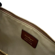 将图像加载到图库查看器中,Ferragamo Gancini AccessoriesPouch Brown214435 PVC Leather