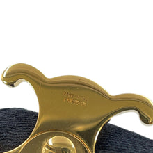 Load image into Gallery viewer, CELINE Triomphe Snap Hair Clips (Set of 2) Gold46Z656BSL.35OR Gold Plated Steel